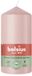 Bolsius Stompkaars Misty Pink Ø58 x 120 mm – 33 Branduren – 6 Stuks