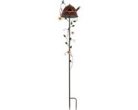 Clayre & Eef Tuinsteker 27x24x147 cm Rood Metaal