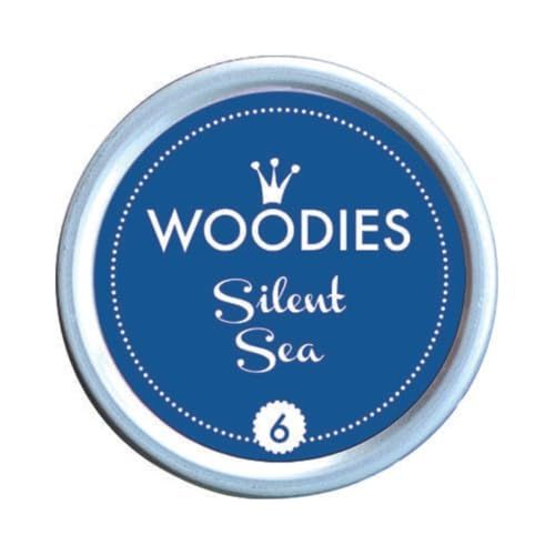 Woodies Silent Sea Acryl Inkt Blik, Meerkleurig, 3-delig