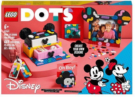 LEGO DOTS Mickey Mouse & Minnie Mouse: Terug naar school - 41964