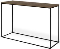 Temahome Sidetable Gleam 120cm - Walnoot/Staal