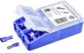 TRU COMPONENTS Assortiment kabelschoenen 140 stuk(s) Blauw