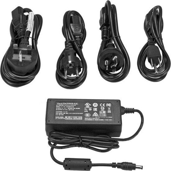 StarTech.com DC power adapter 12V, 5A voedingsadapter