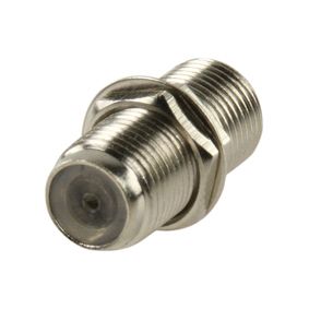 Valueline FC-018PROF F-connector tussenstuk F/F Zilver (5 stuks)