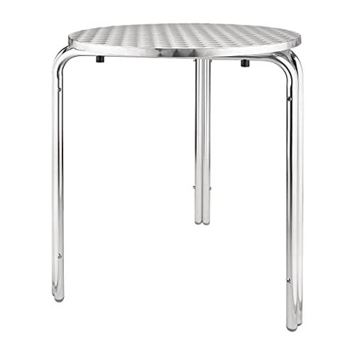 Bolero U431 Bistrotafel - Rond - Stapelbaar - Roestvrij Staal - 600 mm