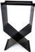 Glob Tools Houtopslag X - Noir Métal - Étagère - Pour intérieur et extérieur