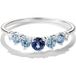 THOMAS SABO Bague Midnight Sky Bague Argent, avec Zirconia (synth), Pierre vitrocéramique