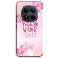 Maniacase Hoesje voor Xiaomi Redmi Note 15 Pro Plus 5G Positive vibes only roze