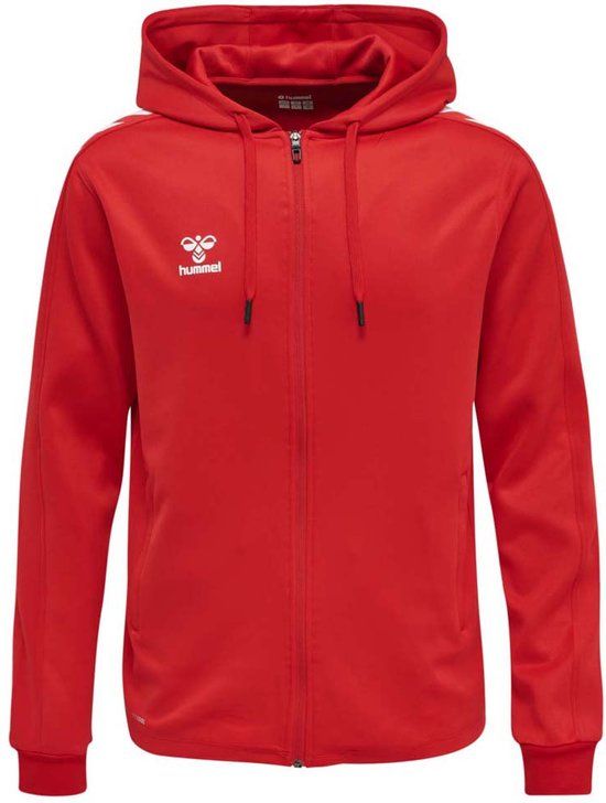 Hummel Core Xk Poly Sweatshirt Met Rits Rood 3XL - 5700497410324