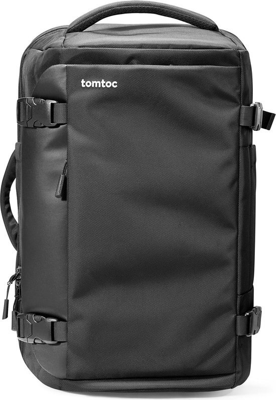 tomtoc 40L Rugzakken Reis Rugzak, TSA-vriendelijk, door vluchten goedgekeurde handbagagerugzak voor zakenreizen, waterbestendige grote dagrugzak voor heren, dames, geschikt voor laptops tot 17,3 inch