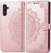 iMoshion Mandala Bookcase - Rosé Goud - Samsung Galaxy A13 (5G) / A04s Hoesje Met Pasjeshouder