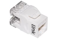 LINK LK6UW Keystone Jack RJ45 Categorie 6 UTP Wit