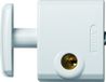 ABUS Raam Bijzetslot FTS3002 - Raamslot voor naar Buiten Openende Ramen, Verschillend Sluitend - ABUS Veiligheidsniveau 5-26801 - Wit