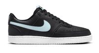 Nike Court Vision Low Zwart Wit Unisex Lage Sneakers Leer/Rubber Maat 44.5