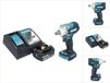 Makita DTW 301 RG1 accu slagmoersleutel 18 V 330 Nm 1/2" borstelloos + 1x oplaadbare accu 6.0 Ah + lader