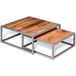 Maison Exclusive - Ensemble de tables basses 2 pièces, acacia massif