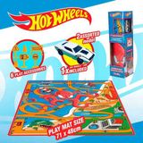 Reig Musicales Hotwheels Tapijt 71x48 Cm Veelkleurig Kinderen