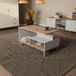 OLYMPO Table basse 1P Chêne blanc ARTISAN Jury pour salon 90x49x48 cm