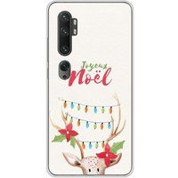 Rendier Siliconen hoesje compatibel met Xiaomi Mi Note 10, Xiaomi Mi Note 10 Pro lichtgevend rendier
