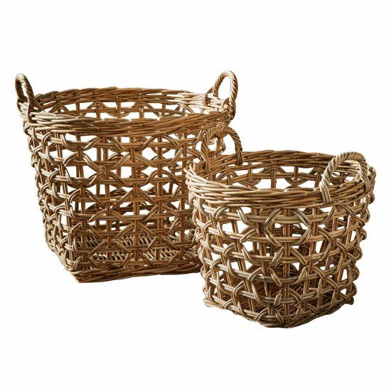 LOBERON Mand set van 2 Qivoran bruin