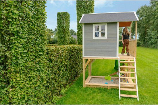 EXIT Loft 700 Houten Speelhuis - Grijs