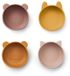 Liewood Iggy Siliconen Kom 4-pack Rose Mix