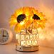 Merkloos Zonnebloemen bloemenlamp