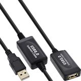 InLine actieve USB naar USB verlengkabel - USB2.0 - tot 0,5A - 15 meter