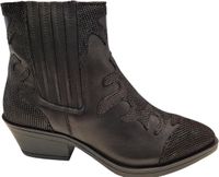 Maruti Tessy A00 Black Strass Dames Enkellaarzen - Zwart - 38