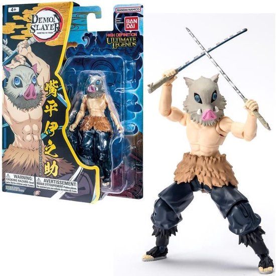 Bandai - Ultimate Legends HD - Demon Slayer Actiefiguur 12 cm - Inosuke Hashibira