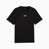 PUMA ESS SMALL NO.1 LOGO CENTERED T-shirt Heren Zwart Katoen Maat S