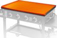Merkloos Tapis de grill en silicone 36 pouces - Tapis de couverture pour grill de barbecue - Tapis de protection pour extérieur Blackstone - Orange