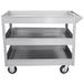JBM 52373 werkplaatswagen met 3 schappen, zilver