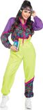 Leg Avenue Rad 80s Tracksuit Kostuum - M/L - Multicolours