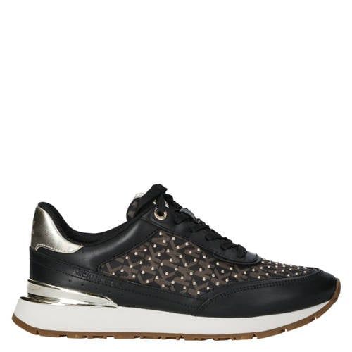 Michael Kors Nova trainer leren sneakers zwart