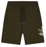Malelions Men Split Shorts | Vintage Green