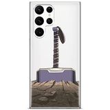 ERT GROUP Samsung S22 Ultra hoes origineel en officieel gelicentieerd Marvel Thor 002 perfect aangepast aan de vorm van de mobiele telefoon, gedeeltelijk transparant