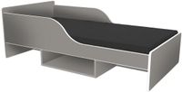 Lendo SMILE Serie Kinderbed - 140x70 cm - Grijs - Inclusief Matras