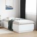 vidaXL Bedframe Wit 80 x 200 cm Bewerkt hout