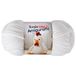 Knit Me Amigurumi Fluwelen chenillegaren, grof garen om te haken, 50 g/55 m, superzacht polyester voor teddy's, pluche speelgoed en dekens, EN71-3 en Oeko-Tex gecertificeerd, 5,5 mm haak (wit)