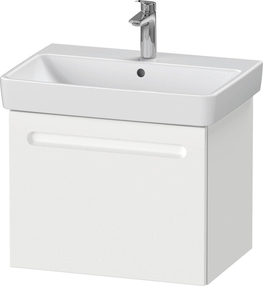 Duravit No.1 Wastafelonderkast 59x42,6x47,8 cm Mat Wit