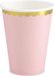 PartyDeco Bekertjes Roze (6 st 220 ml)