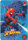 Marvel Spiderman fleece deken - blauw / rood - Spider-Man plaid - 140 x 100 cm.