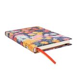 Paperblanks 2026 Monet's Chrysanthemums Midi 18-month Horizontal Hardcover Flexi Dayplanner 2025-2026 (Elastic Band Closure)