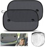 Solidchoice - 2 Pare-soleil pour voiture Enfants avec protection UV - Noir