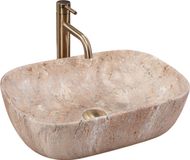 Rea Belinda Savana Opzetwastafel Steen Imitatie 46,5x33,5 cm