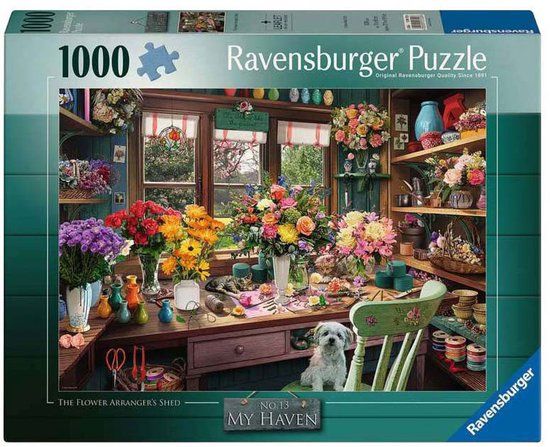 Ravensburger My Haven No.13: Flower Arranger Legpuzzel 1000 Stukjes