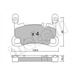 METELLI Kit de plaquettes de frein, frein à disque 22-1260-0