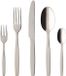 Villeroy & Boch Charles Cassette de couverts - 30 pièces - Inox - Argent