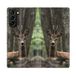 Beschermhoes Samsung Galaxy S21 Plus leren hoes, jacht, hert, hout